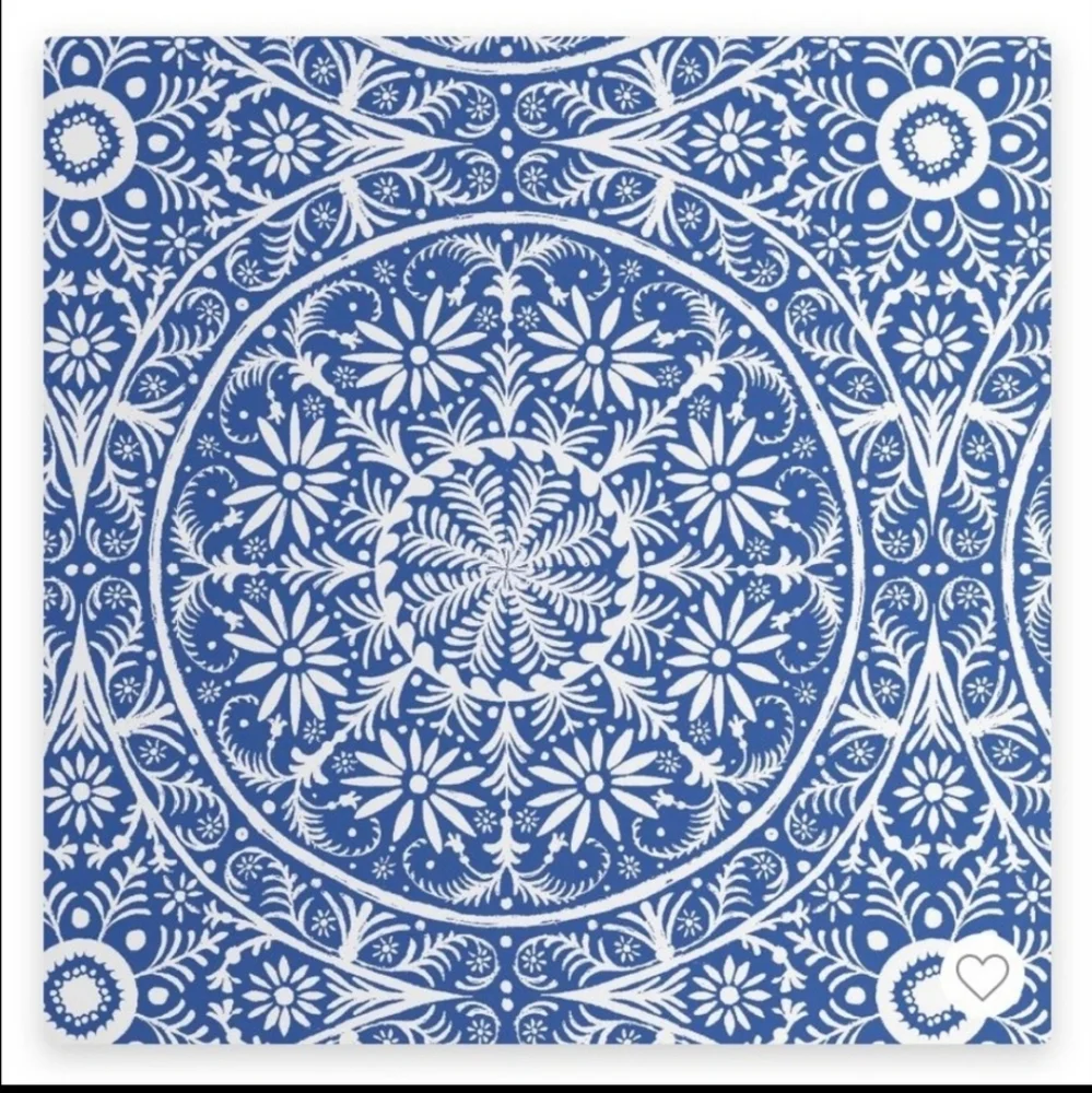 Opalhouse Wallpaper Cadiz Medallion Blue Lot 2 Rolls Peel Stick USA Made